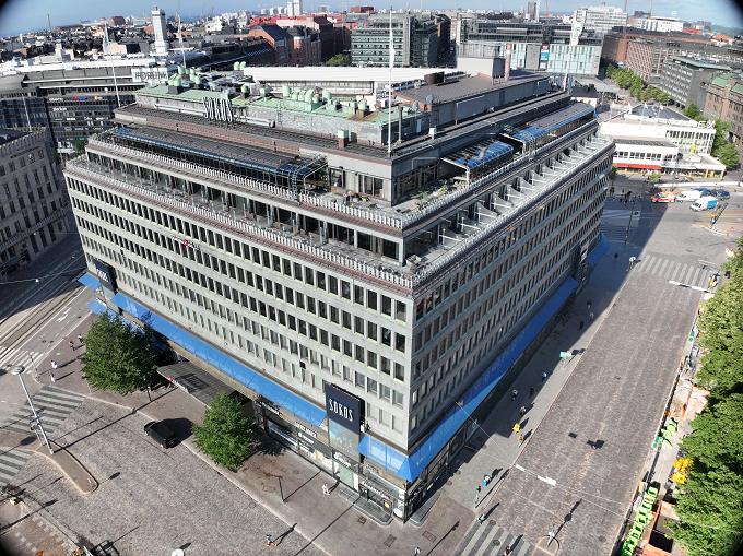 Sokos-tavaratalosta ja Vaakuna-hotellista tunnetun Kiinteistö Oy Valtakulman rau-järjestelmä uusitaan Fidelixin toimesta